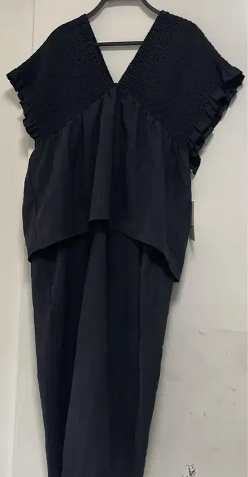 페플럼 셔링 원피스 3L 블랙 hina yuki 시마무라 코마치