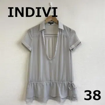 C0908A08 [ INDIVI ] 시어 스키퍼 튜닉