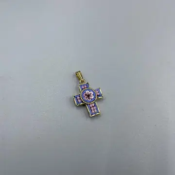 231 빈티지 에나멜 십자가 펜던트