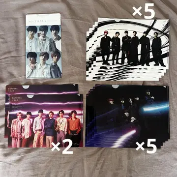 SixTONES 클리어 파일 13장 세트
