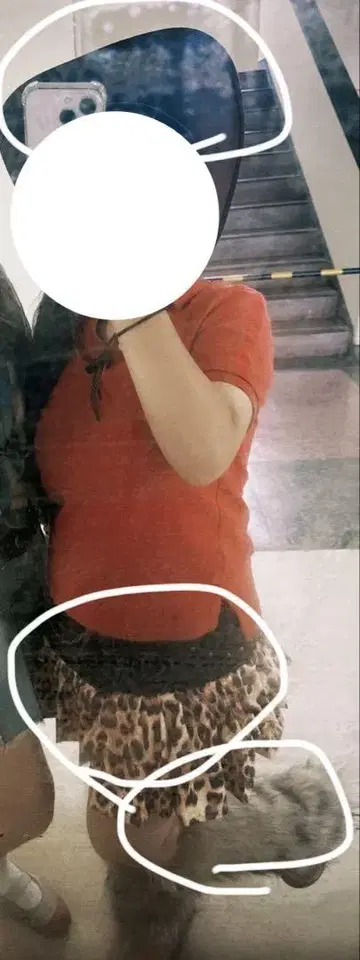 카우걸 세트 카우걸 햇 레오파드 무늬 스커트 복슬복슬 레그 워머