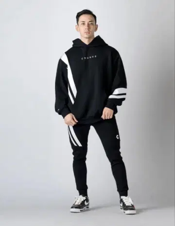 CRONOS ALTERNATING PANELS HOODIE M