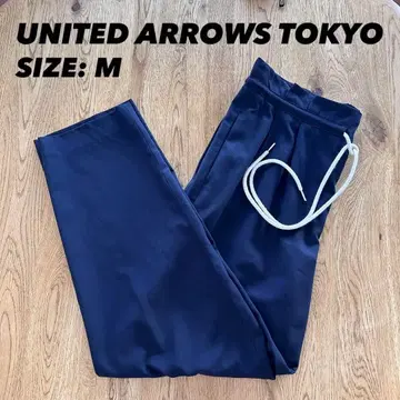 UNITED ARROWS TOKYO 드로스트 팬츠 네이비 사이즈 38