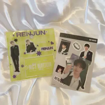 NCTDREAM 런쥔 아크릴 스탠드 가입 혜택 포토카드 세트