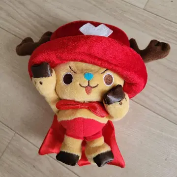 초파 봉제 인형 빨간색