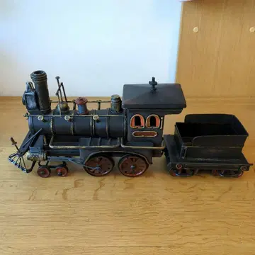 양철 완구 증기기관차 약 40cm