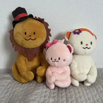 사자 곰 봉제 인형 세트