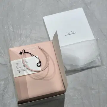 Leather Paper Bag S - Baby Pink