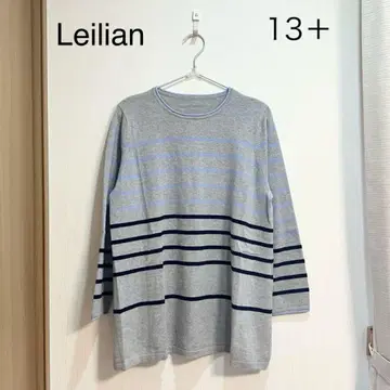0123 Leilian 레리안 스웨터 캐시미어 혼방 13+ 사이즈