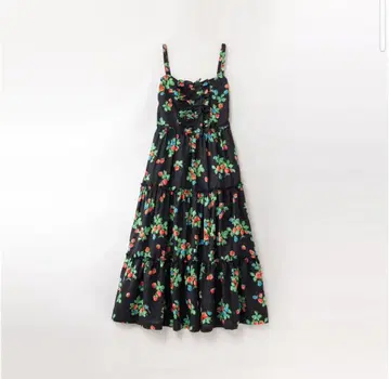 Jane marple Very berries 티어드 드레스 블랙