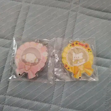 산리오 캐릭터 아크릴 참 코기뮨 하나마루 유령