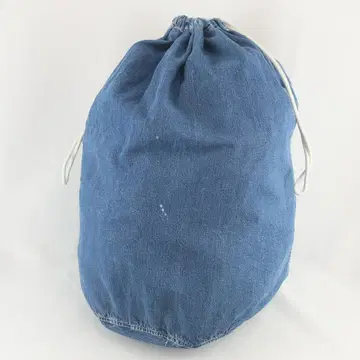 40s VINTAGE US NAVY 데님 복조리형 런드리 백 가방