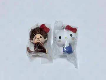 몬치치 x 헬로키티 메지루시 액세서리