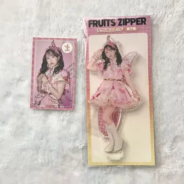 카드 포함 마츠모토 카렌 gigo 아크릴 스탠드 FRUITS ZIPPER