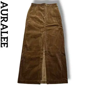 새상품급 AURALEE 오라리 스커트 코듀로이 도메 베이직