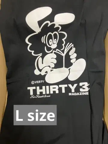 verdy thirty 3 magazine Tee Black L