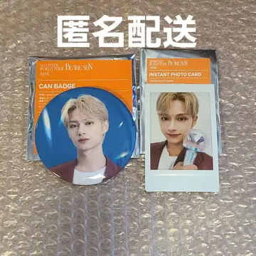 BE THE SUN 랜덤 캔뱃지 + 인스턴트 사진 [ 준 JUN ]