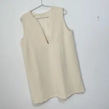 유어스 딥 V넥 튜닉 베스트