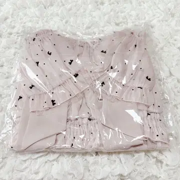 evelyn 리본 오프숄더 TP 핑크 새상품