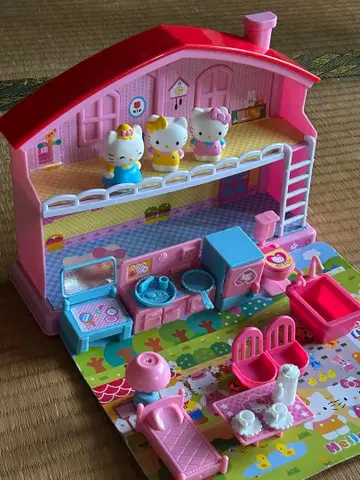 헬로키티 나카요시 하우스 2층집 장난감 집