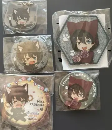 앙스타 카게히라 미카 난자타운 아크링 키링 캔뱃지