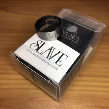 LUNA SEA SLAVE 반지 글자 지움 로고 스탬프