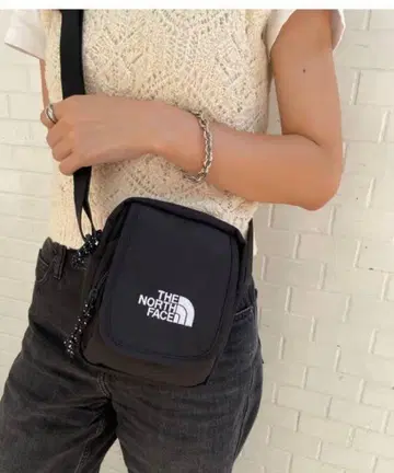 THENORTHFACE 플랩 크로스 미니 백 한국 한정판 블랙