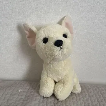 강아지 봉제 인형 아이보리 중형