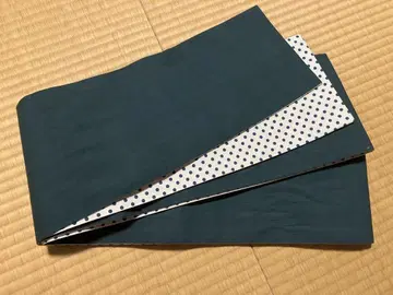 반폭 오비 파랑 도트