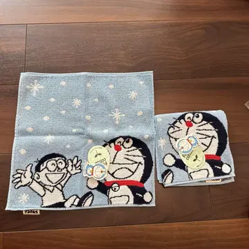 새상품 도라에몽 손수건 2개 세트
