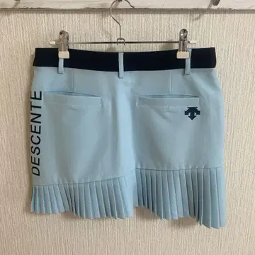 데상트 골프 백 플리츠 스커트 L