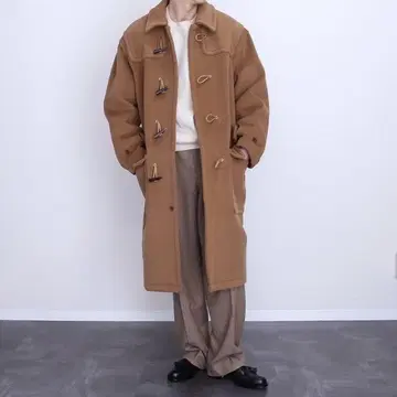 컨디션 최상 AURALLE 카멜 더플 코트 4 사이즈