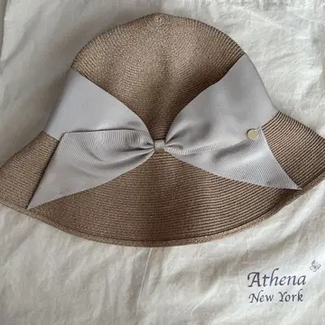 아테나 뉴욕 리사코 베이지 Athena New York 밀짚모자