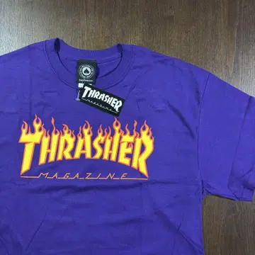 새상품 THRASHER 트레셔 반팔 셔츠 스트릿 스케이트보드 L
