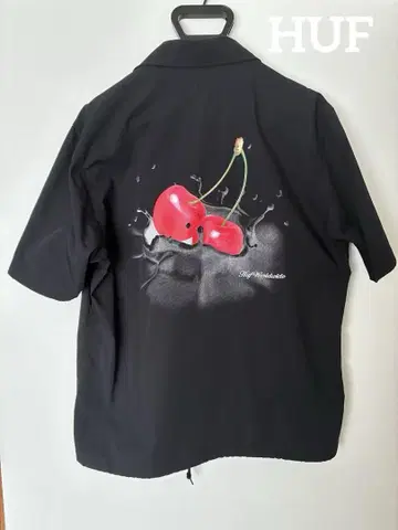 HUF 반팔 체리 패턴 L