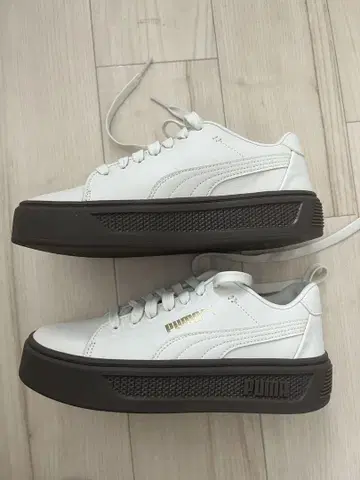 PUMA 스니커즈 스매시 플랫폼 V3 쓰리 스니커즈 22.5