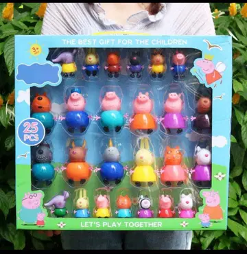 Peppa pig 페파피그 완구 피규어 25개 박스 없음