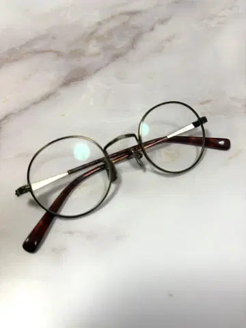 Zoff 골드 메탈 프레임 안경 ZT233001-57E1 도수 없음