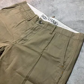 [ EDWIN ] 에드윈 505 KHAKI 신치 벨트 루즈 치노 팬츠