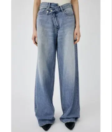 MOUSSY 인기 CROSS WAIST WIDE STRAIGHT