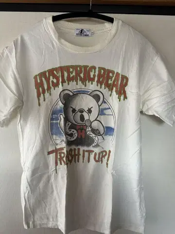 HYSTERIC BEAR T셔츠 TRASH IT UP!