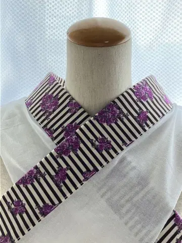 몸판 부착 가짜 미용 카라 보더 부케 장식용 깃 부착 카라 부착 베스트
