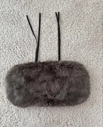 멜카도백 ECO FUR BAG COVER (S) - Gray