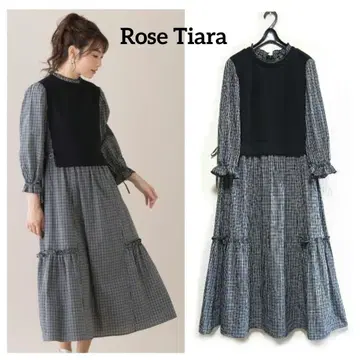 Rose Tiara 레이어드 맥시 원피스