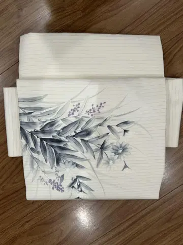 명주 나고야 오비 순수 실크