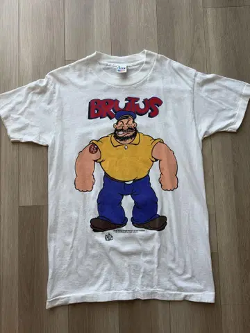 뽀빠이 블루 BRUTUS 양면 USA제