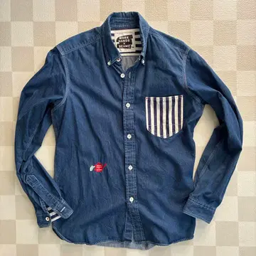 WORK HANDS x BEAMS 데님 셔츠