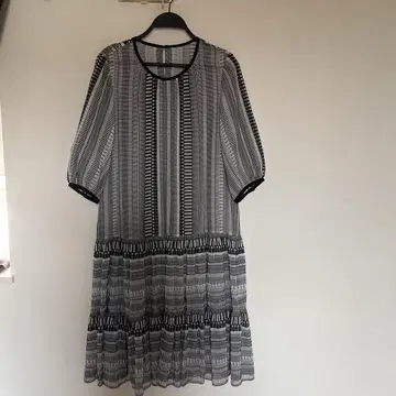 HIROKO BIS 로우웨스트 루즈핏 원피스