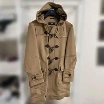 HUGO BOSS 더플 코트 베이지 UK46 새상품급 카멜 울