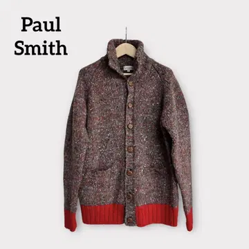 폴 스미스 런던 전신련 빈티지 가디건 니트 믹스